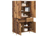 Highboard Old Wood 69.5 x 34 x 180 cm Engineered Wood 3415671