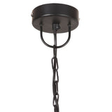 Industrial Vintage Hanging Lamp 25 W Black Round 41 cm E27 320543