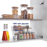 ZNTS Metaltex 3-tier Spice Rack Up&Down on Rails 443444