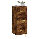 Sideboard Smoked Oak 34.5x34x90 cm Engineered Wood 828593