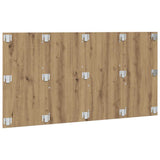 Bed Headboard Artisan Oak 160x1.5x80 cm Engineered Wood 856827
