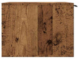 Cat Litter Box Enclosure Old Wood 60x40x40 cm Engineered Wood 857731