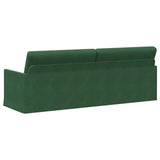 3 Seater Sofa Jungle Green 220 x 81 x 82 cm Corduroy Fabric 42041170