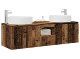 Bathroom Cabinet Set 3 pcs Old Wood 49.5 x 44.5 x 65.5 cm 3405745
