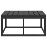 Outdoor Furniture Black 70 x 70 x32 cm Metal 42008028