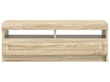 LED TV Cabinet Sonoma Oak Engineered Wood 897877