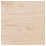 Table Top 70x70x2.5 cm Solid Wood Pine Square 824385