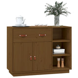 Sideboard Honey Brown 98.5x40x75 cm Solid Wood Pine 820140