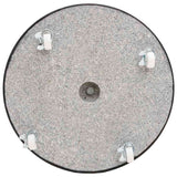 Parasol Base Black Granite, Stainless Steel 30 kg Rollable 48564