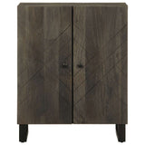 Sideboard Black 60x33x75 cm Solid Wood Mango 4017686