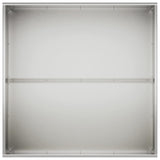 Garden Planter Silver 60 x 60 x 40 cm Stainless Steel 8005100