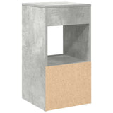 Bedside Cabinets with Drawer 2 pcs Concrete Grey 35x34x66.5 cm 858720