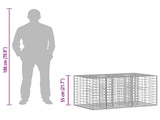 Gabion Raised Bed Silver 42033321