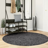 Rug OVIEDO Short Pile Anthracite 160 cm 375480