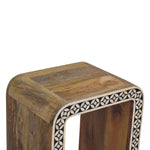 Edessa Bone Inlay End Table IN3385