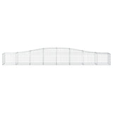 Arched Gabion Basket 400x50x40/60 cm Galvanised Iron 153412