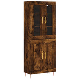 Highboard Smoked Oak 69.5x34x180 cm Engineered Wood 3198334