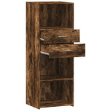 Highboard Smoked Oak 45x42.5x124 cm Engineered Wood 846170