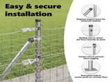 Fence Post with Concrete Base 26 pcs Silver Powder-Coated Steel 3350253