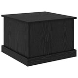 Coffee Table Black Oak 50 x 50 x 35 cm Engineered Wood 881372