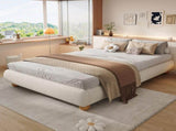 Upholstered bed, 4ft6 double bed 135190cm, Sturdy bed slats, Comfortable soft bed, Boucle N604P390167W