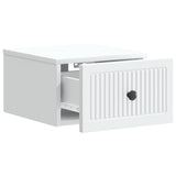 Wall-Mounted Bedside Cabinet 2 pcs White 33 x 34.5 x 20 cm 897916