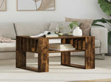 Coffee Table Smoked Oak 66 x 49.5 x 45 cm Engineered Wood 8000120