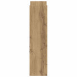 Narrow Storage Trolley 4 Tier Artisian Oak Engineered Wood 855267