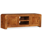 TV Cabinet Solid Wood with Honey Finish 120x30x40 cm 244679
