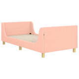 Children's Bed Frame with Headboard Pink 90 x 190 cm 42010875