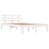 Bed Frame White Solid pine wood Super King Durable Bed Frame 814770