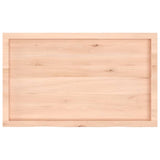 Wall Shelf 100x60x cm Untreated Solid Wood Oak 363571