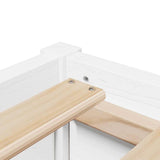 Bed Frame without Mattress White 90x190 cm Single Solid Wood Pine 846844