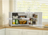 46 Litre Lockable Countertop Fridge - Cream White T3398P329509