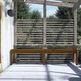 2-Seater Garden Bench Honey Brown 203.5x44x45 cm Solid Wood Pine 824021