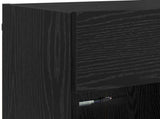 TV Wall Cabinet Black Oak 98.5 x 30 x 60.5 cm Engineered Wood 8000987