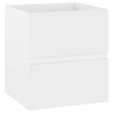 Sink Cabinet with Built-in Basin White Engineered Wood 3071621