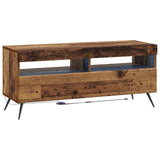 5 Piece LED TV Cabinet Old Wood Engineered Wood 3416930
