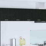 Hanging Cabinet Black Oak 80 x 31 x 40 cm Engineered Wood 884179