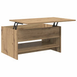 Coffee Table Artisan Oak 80 x 50.5 x 41.5 cm Engineered Wood 880714