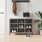 Shoe Cabinet Grey Sonoma 100x35x70 cm Engineered Wood 831846