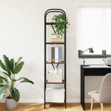 Bookshelf Smoked Oak 40 x 30 x 183 cm Engineered wood 879871