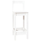 7 Piece Bar Set White Solid Wood Pine 3124713