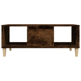 Coffee Table Smoked Oak 90x50x36,5 cm Engineered Wood 821065