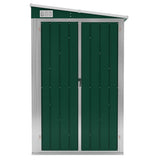 Garden Shed Green Galvanised steel, metal Large Garden Shed 316225