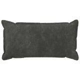 Cushion Cover 6 pcs HOUTEN Anthracite 40 x 80 cm 918248