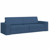 Floor Sofa Bed Navy Blue 245 x 78 x 77 cm Fabric 4106722