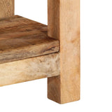 Side Table 40x30x40 cm Solid Rough Wood Mango 358501