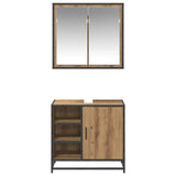 Bathroom Furniture Set 2 pcs Artisan Oak Engineered Wood 3402403