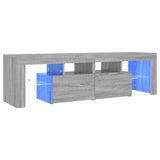 TV Cabinet with LED Lights Grey Sonoma 140x36.5x40 cm 822642